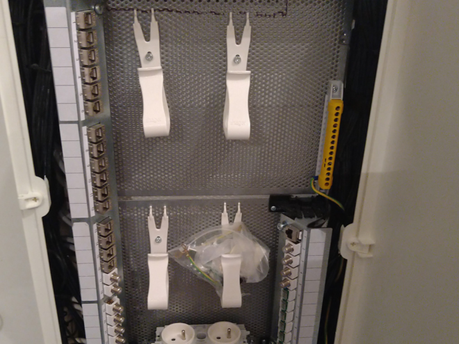 Instalacja teletechniczna w mieszkaniu RTV Ethernet FTTx